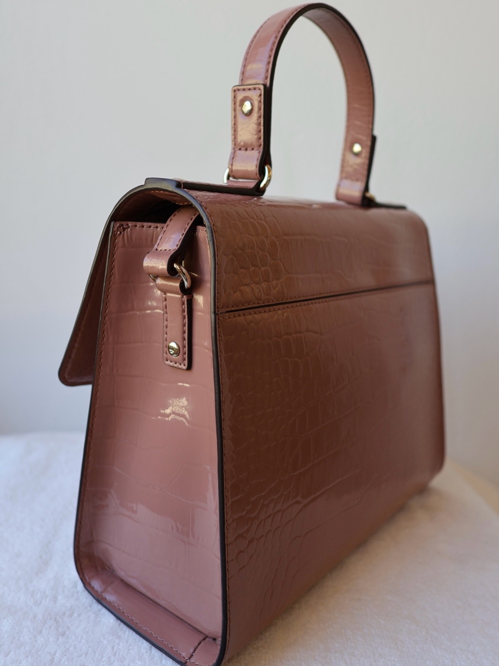 Kate Spade New York Doris Knightsbridge Satchel/Crossbody Bag in Sparrow Color - Picture 3 of 11